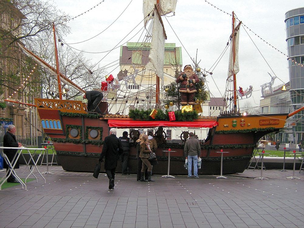 Gestrandet auf dem Weihnachtsmarkt