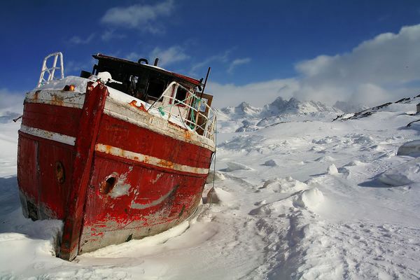 gestrandet und abgebrannt...