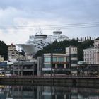 Gestrandete Kreuzfahrtschiffe in Gangneung