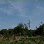 Gestreifter Himmel.... am Flugplatz