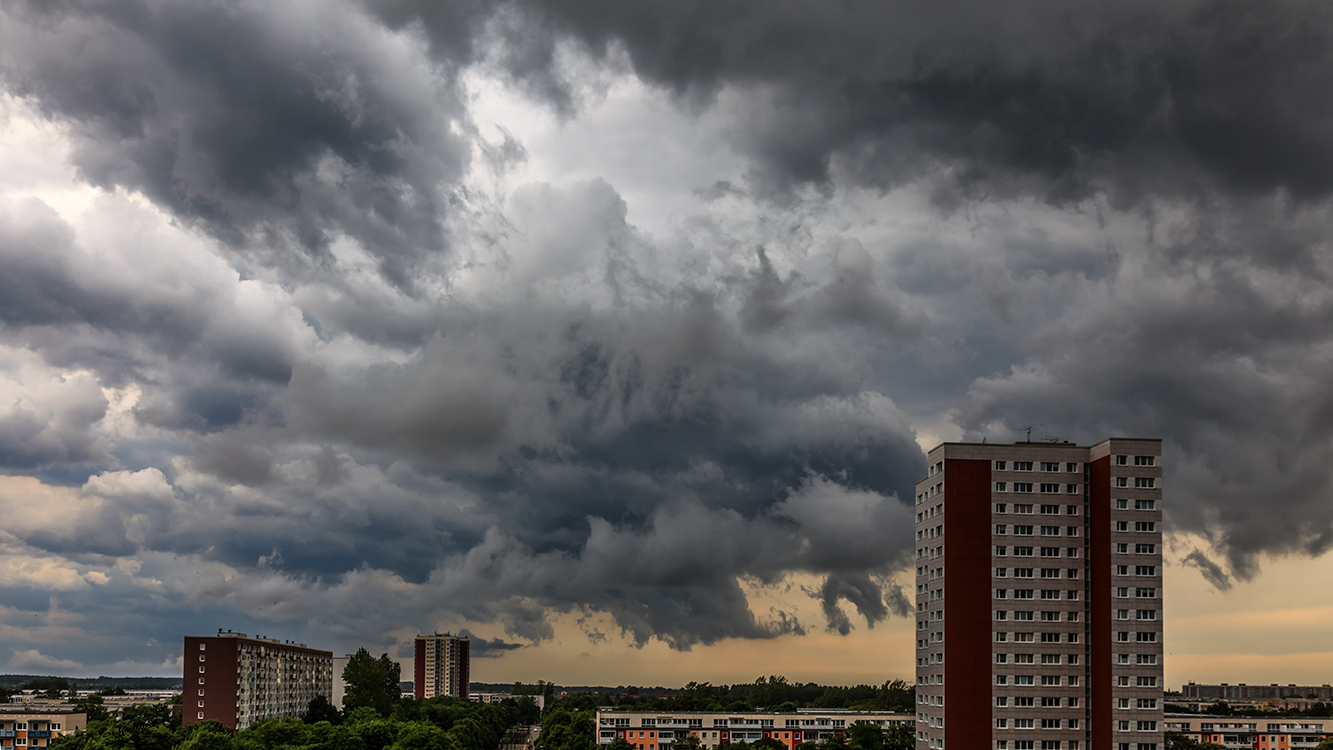 gestresste Wolken