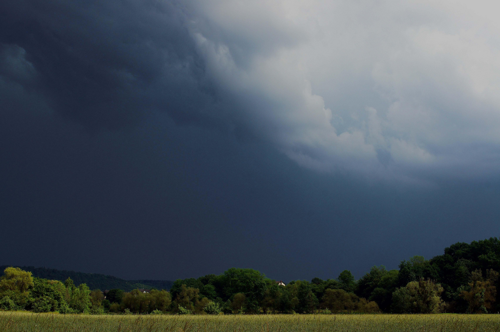 gestrige Wetteränderung durch Tief Fabienne