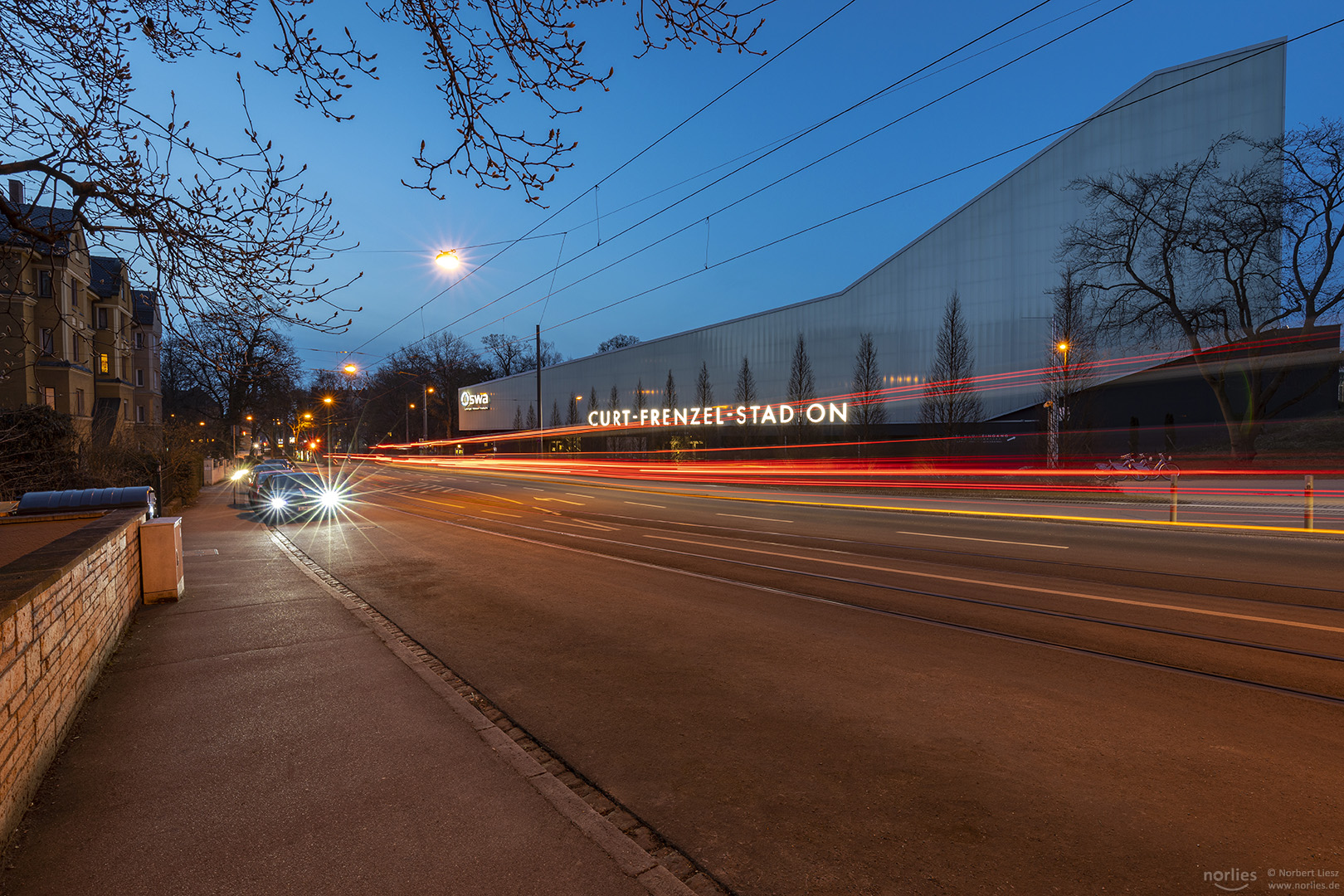 Gesundbrunnenstraße Autolichter