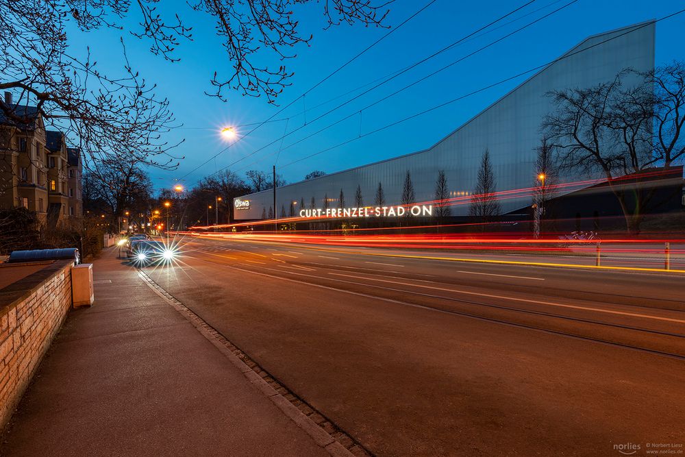 Gesundbrunnenstraße Autolichter