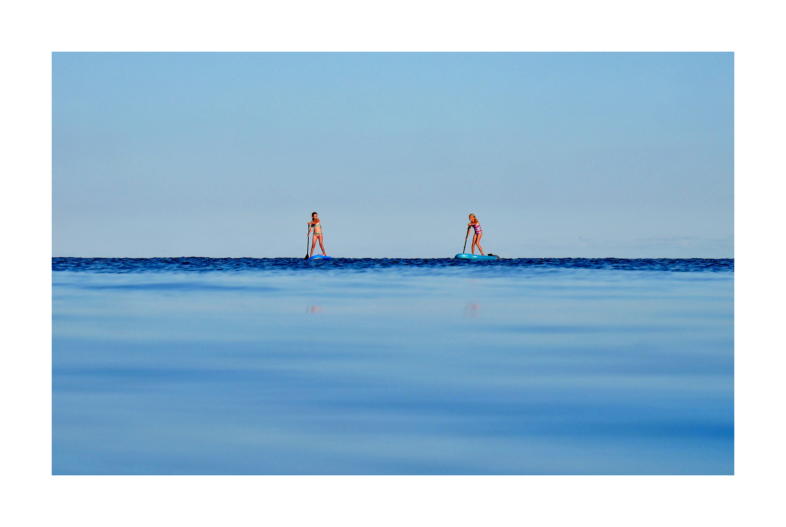 Get up, Stand up, stand up for your rights - stand up paddling, gerne auch zu zweit! 