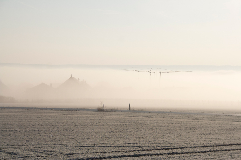 Getarntes Bauen unter den Deckmantel des Nebel`s