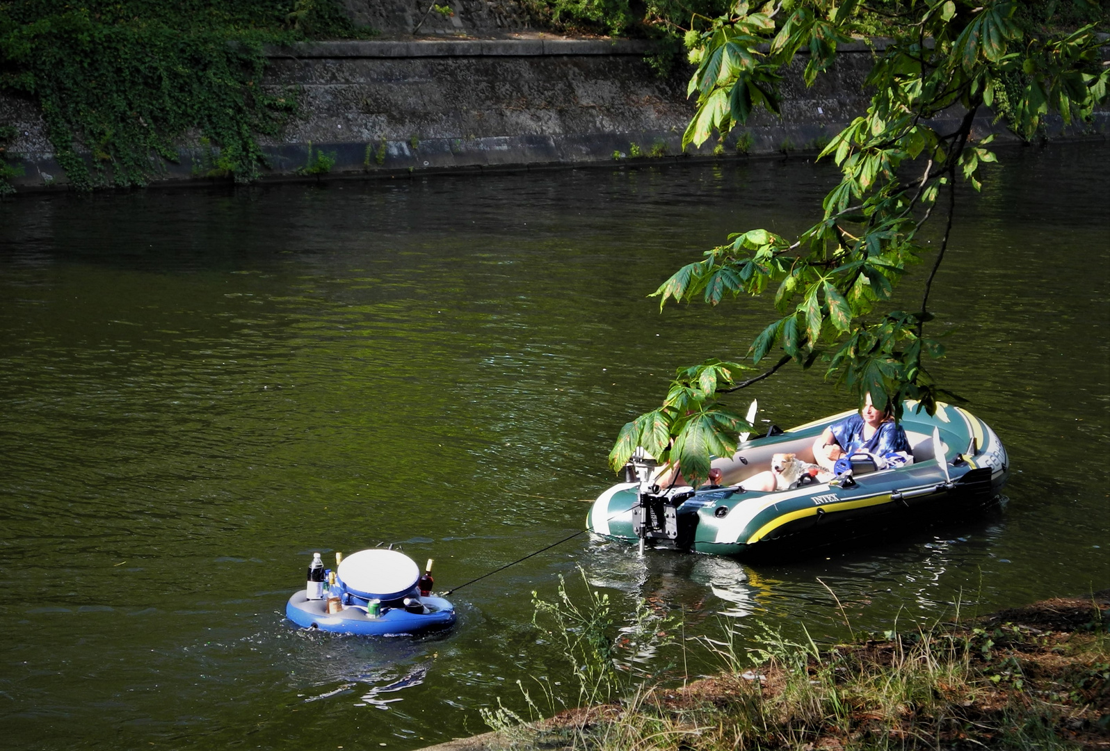 Getränketransport am Landwehrkanal