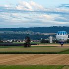 Getragen von heisser Luft