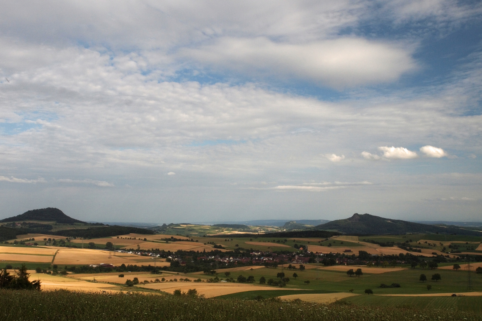 Getreidefelder im Hegau