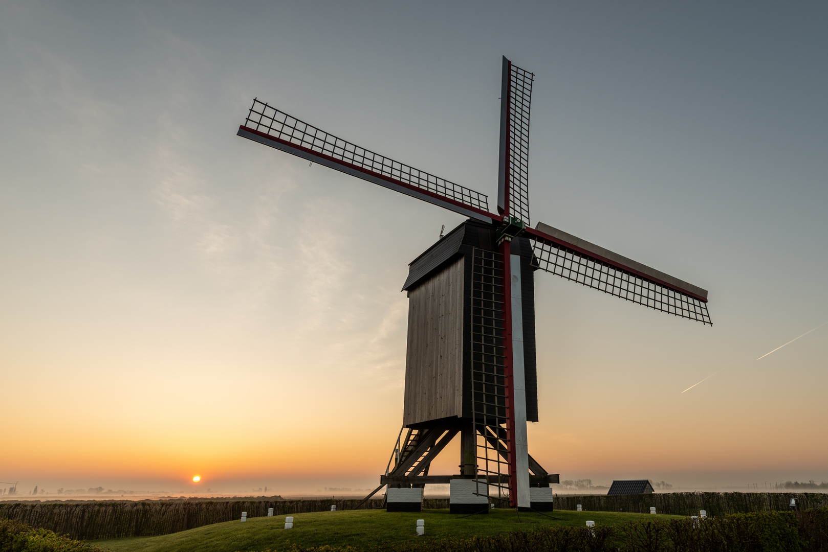 Getreidemühle in Klemskerke - Westflandern