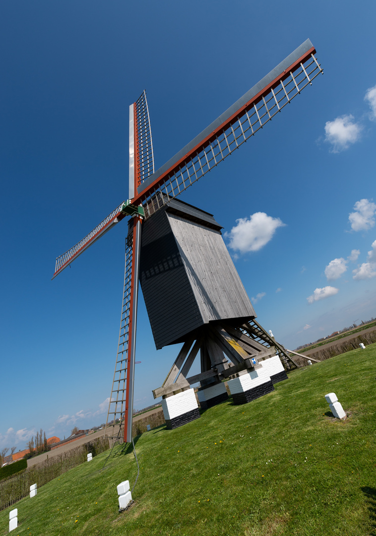 Getreidemühle in Westflandern - Klemskerke