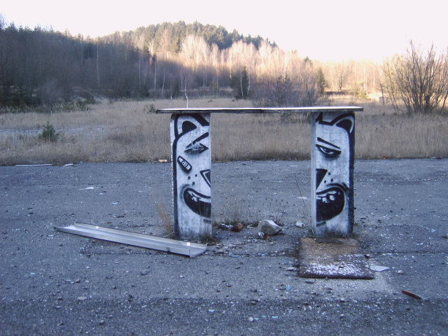 getrenntes Graffiti
