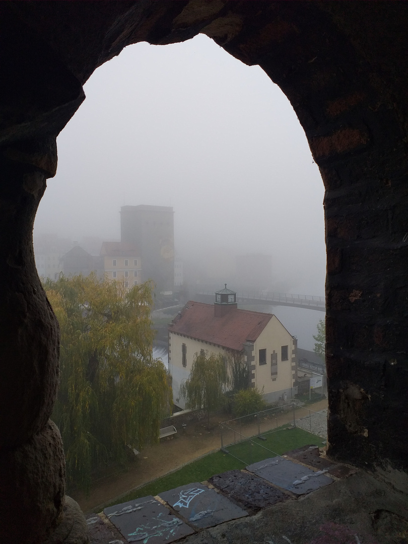 Getrübter Blick nach Osten..