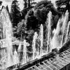 Getti d'acqua-spettacolo (d'altri tempi) a Villa d'Este, Tivoli