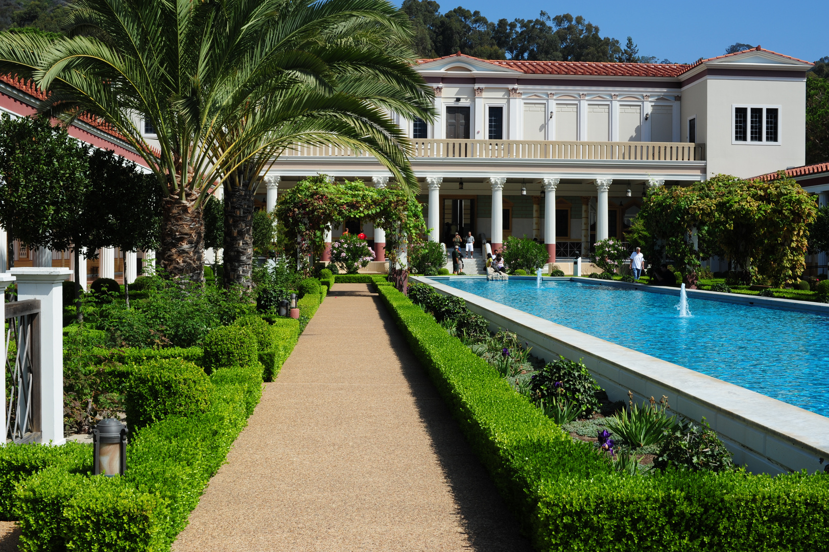 Getty Villa in Pacific Palisades bei L.A.