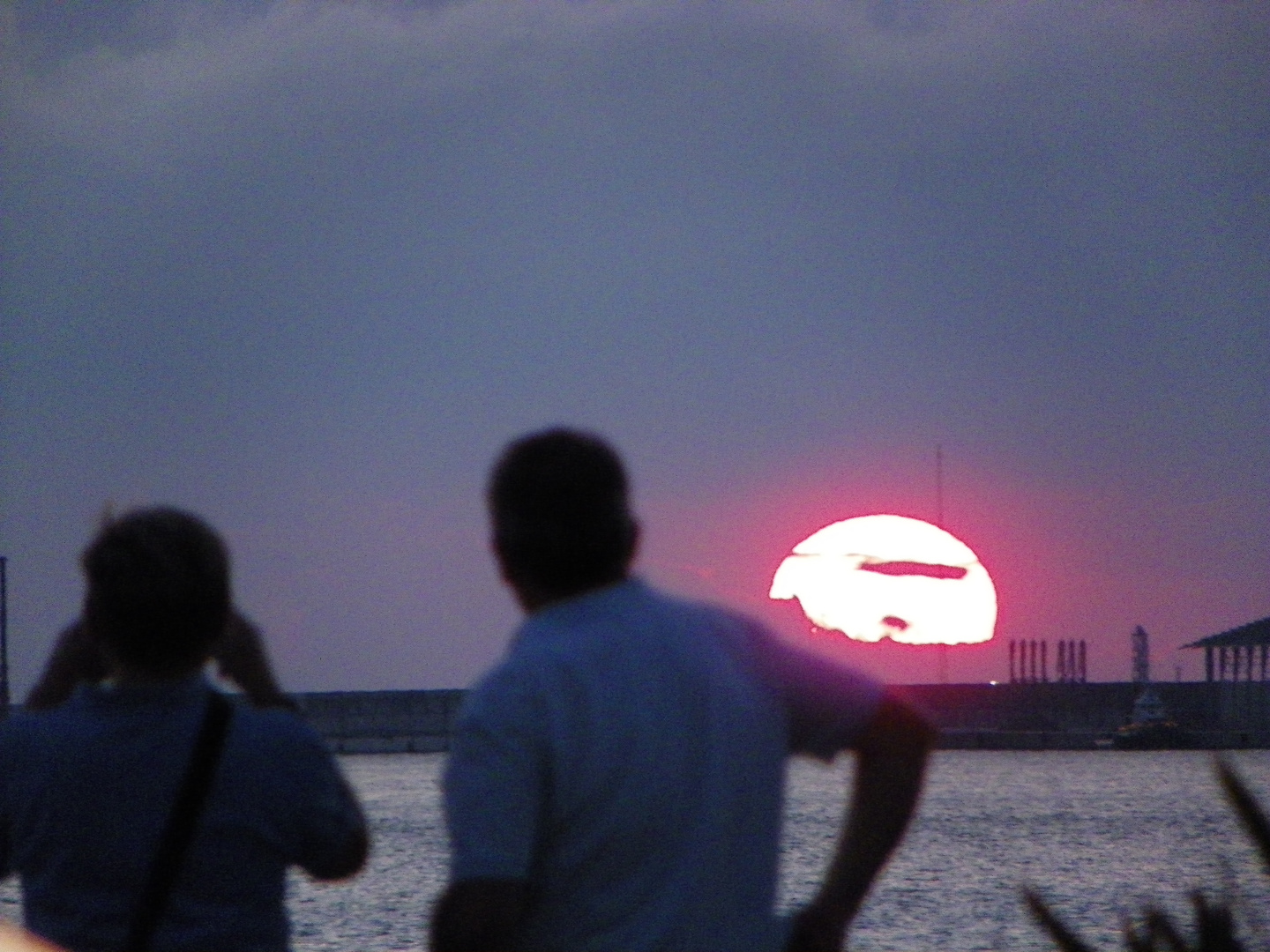 Getxo sun set