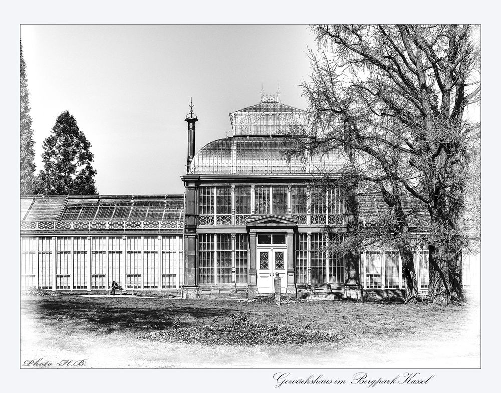 Gewächshaus im Bergpark Kassel