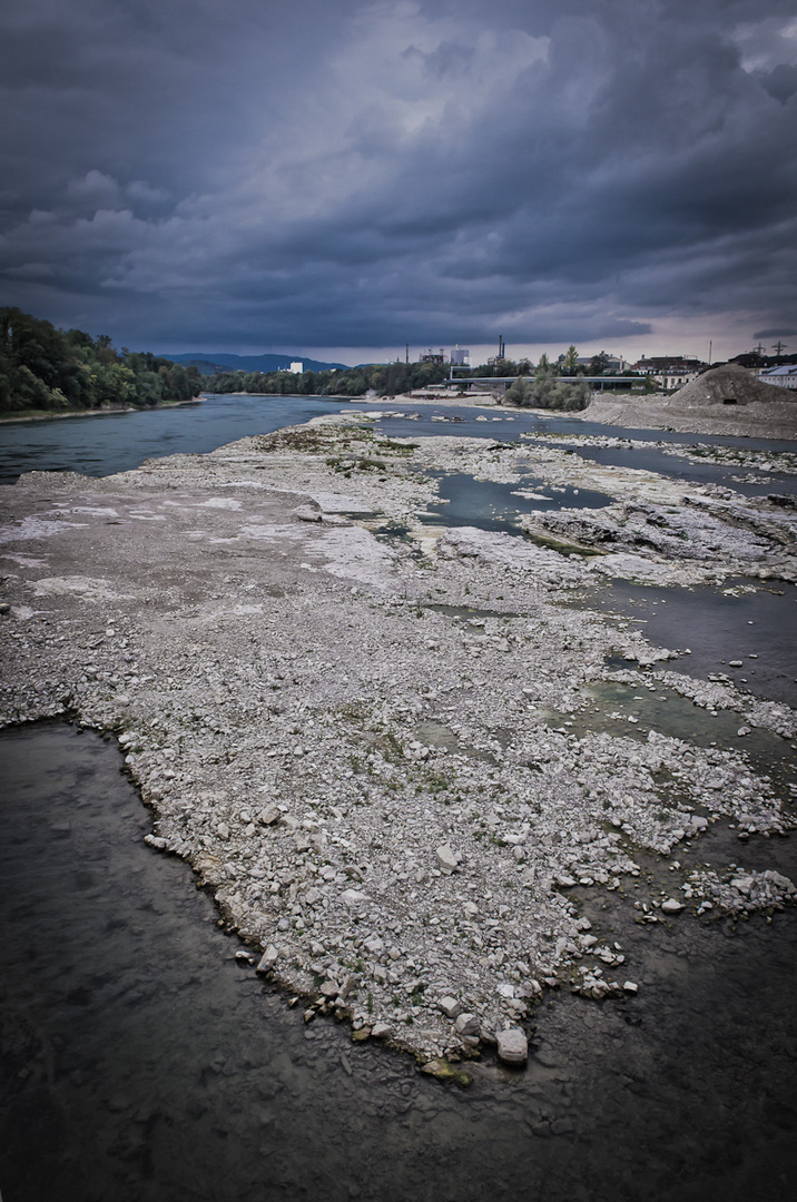 Gewalten der Natur am Rhein