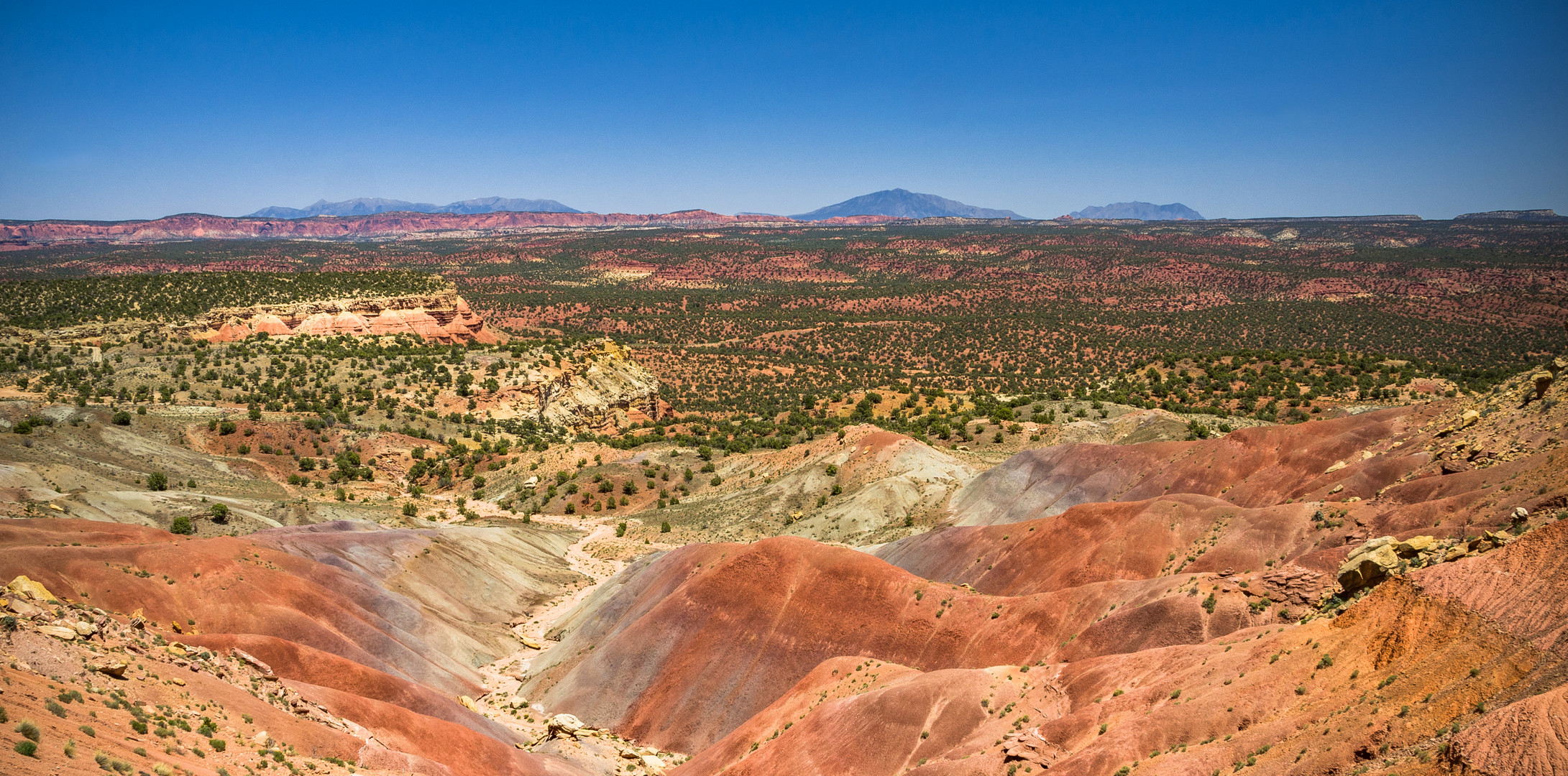 Gewaltige Aussicht nach dem Long Canyon