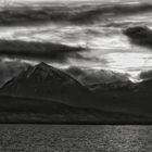 gewaltige Wolken Berge