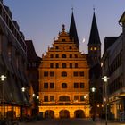 Gewandhaus bei zur blauen Stunde