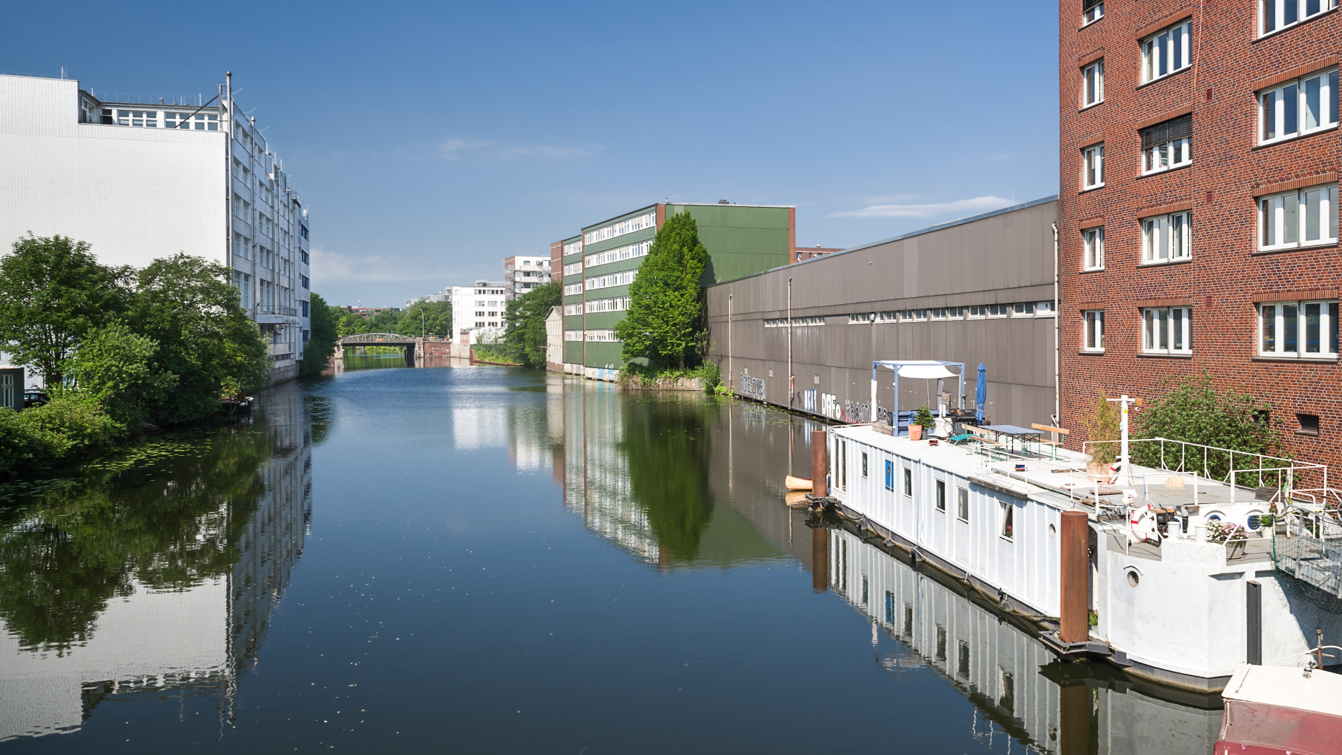 Gewerbe und Wohngebiet Hammerbrook