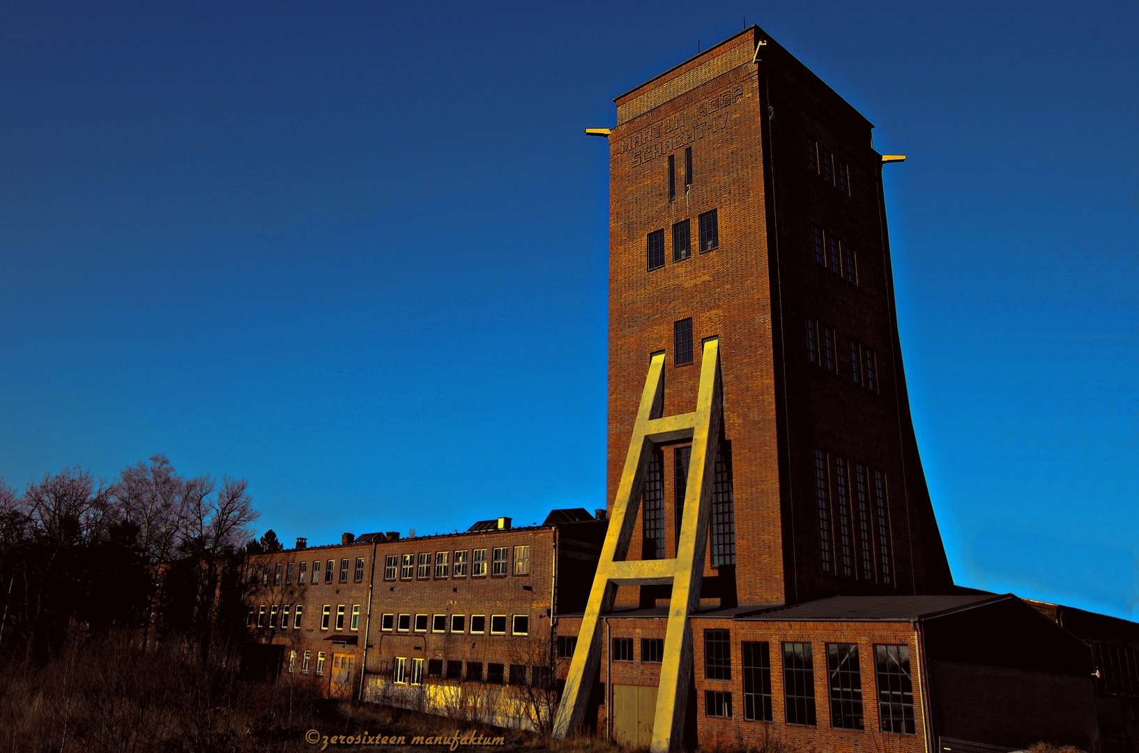 Gewerkschaft Morgenstern - oder VEB Martin HOOP Werk Zwickau - Schachtanlage IV