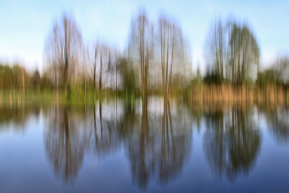 gewischte Spiegelung