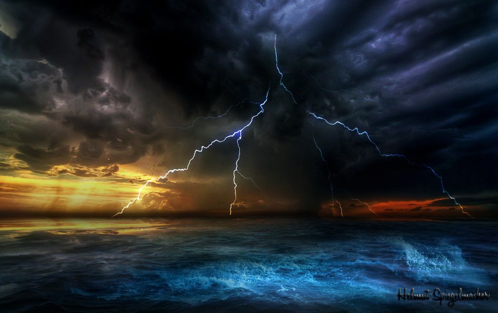 Gewitter. Foto & Bild | europe, benelux, netherlands Bilder auf