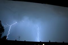 Gewitter 28.07.2013 um 3:00 Uhr in der Nacht