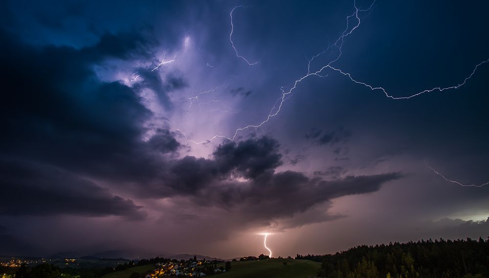 Gewitter Foto & Bild | sommer, natur, schweiz Bilder auf fotocommunity
