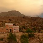 Gewitter am Abend über der Landschaft um Tafraoute