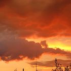 Gewitter am Abendhimmel