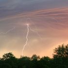 Gewitter am Abendhimmel