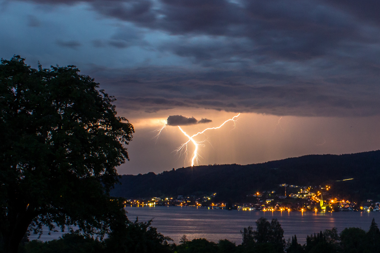 Gewitter am Bodensee