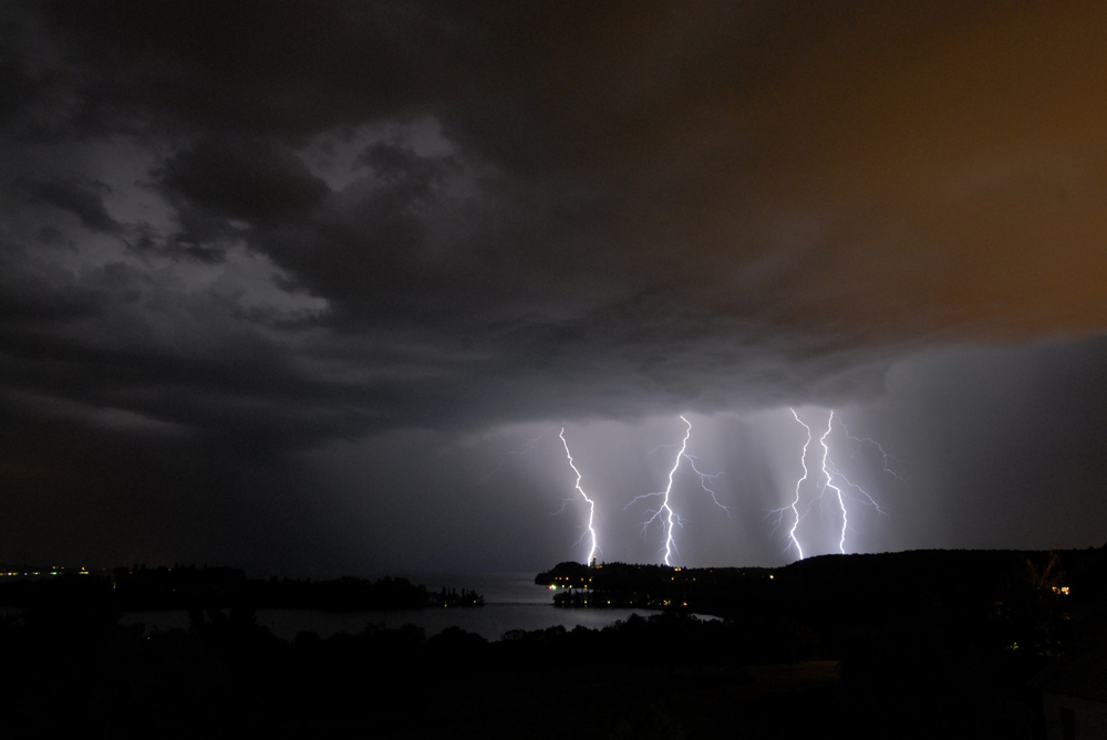 Gewitter am Bodensee