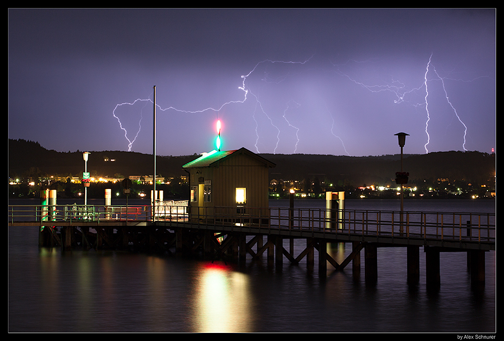 Gewitter am Bodensee