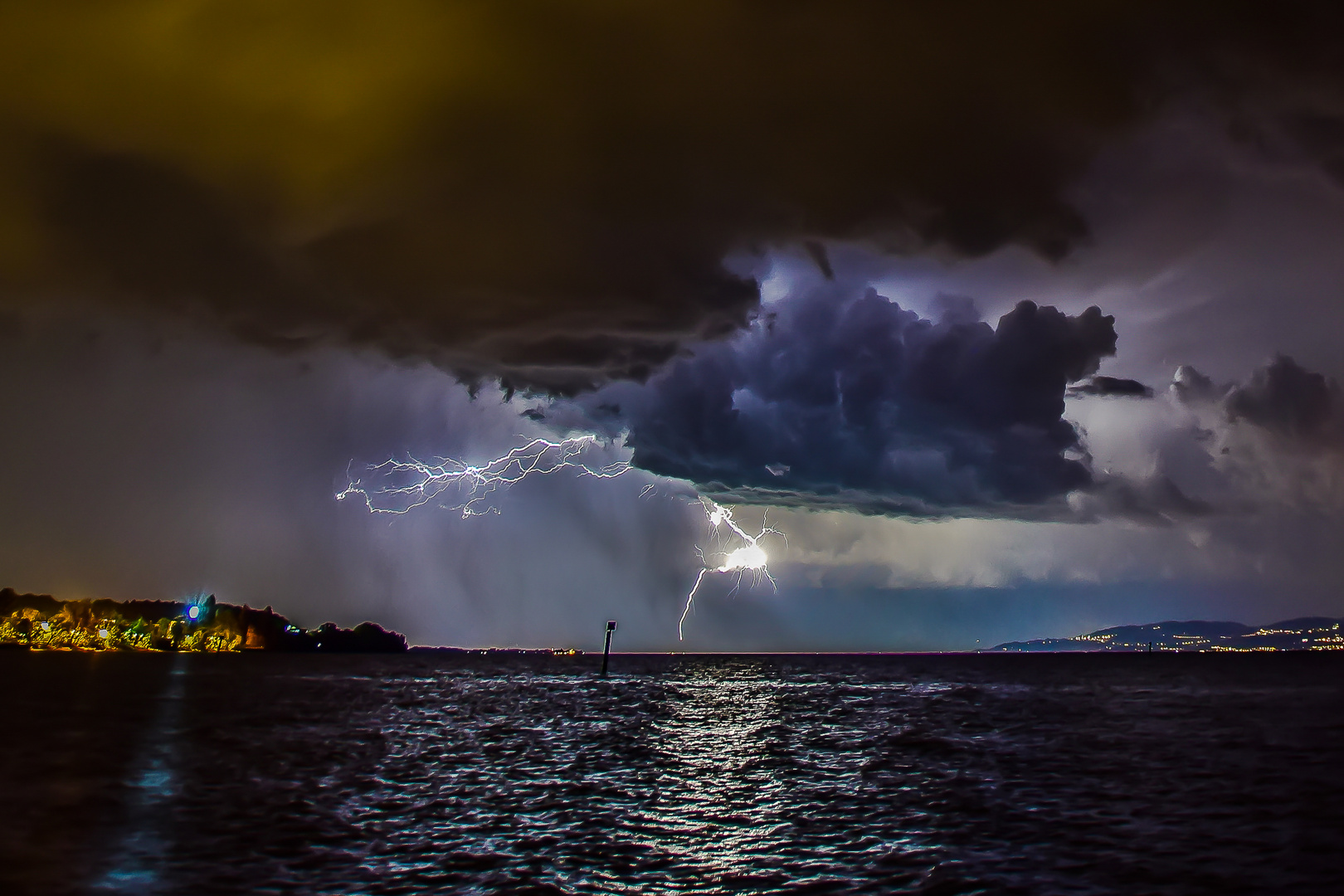 Gewitter am Bodensee