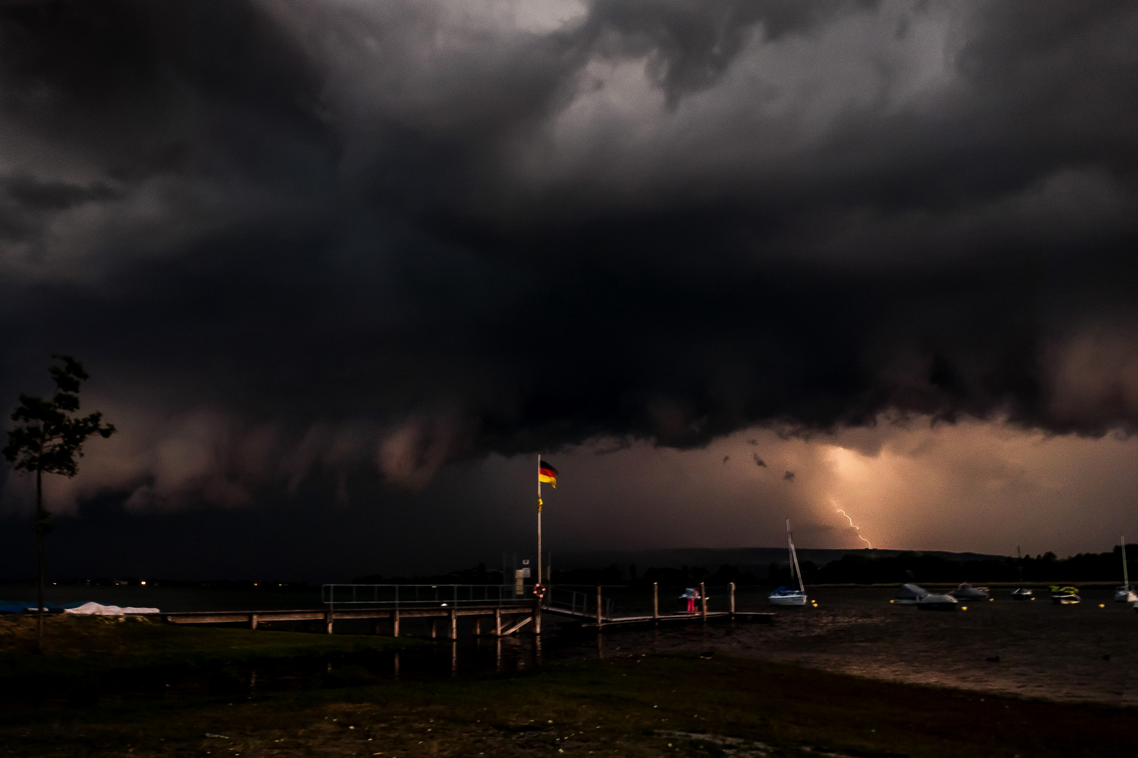 Gewitter am Bodensee