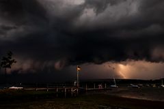 Gewitter am Bodensee