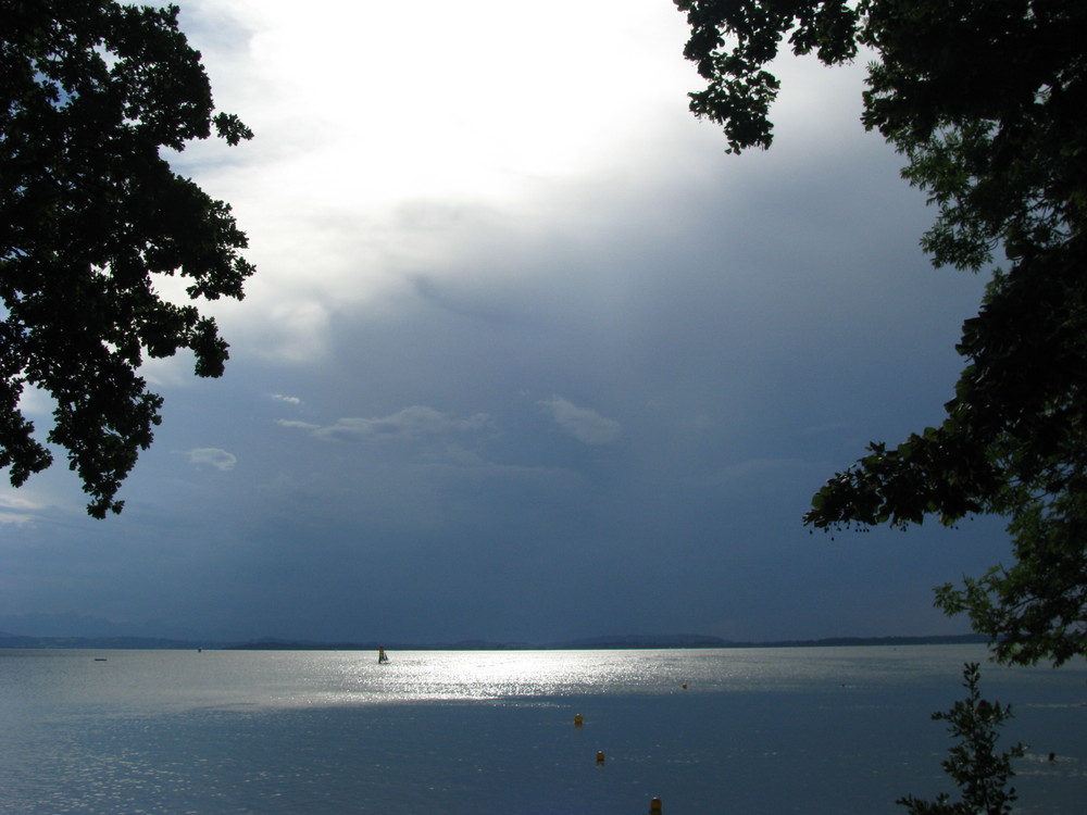 Gewitter am Chiemsee