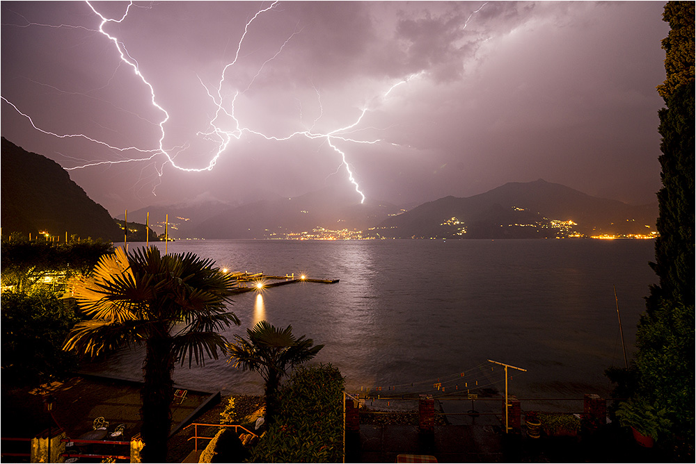 Gewitter am Como See