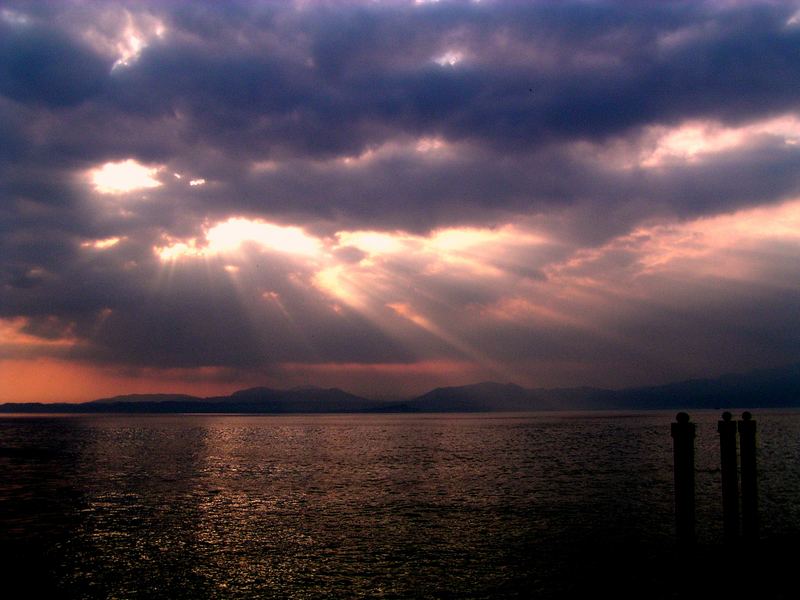 Gewitter am Gardasee