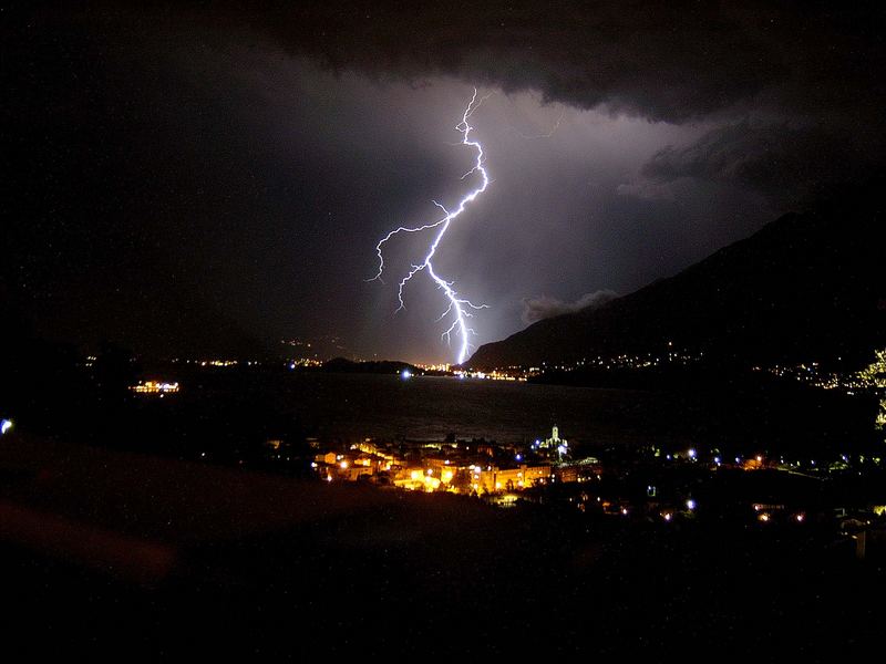 Gewitter am Lago di Como