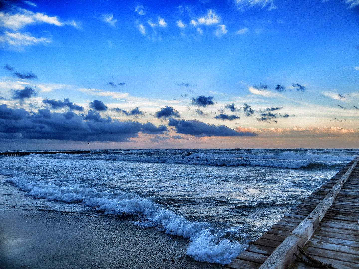 Gewitter am Meer