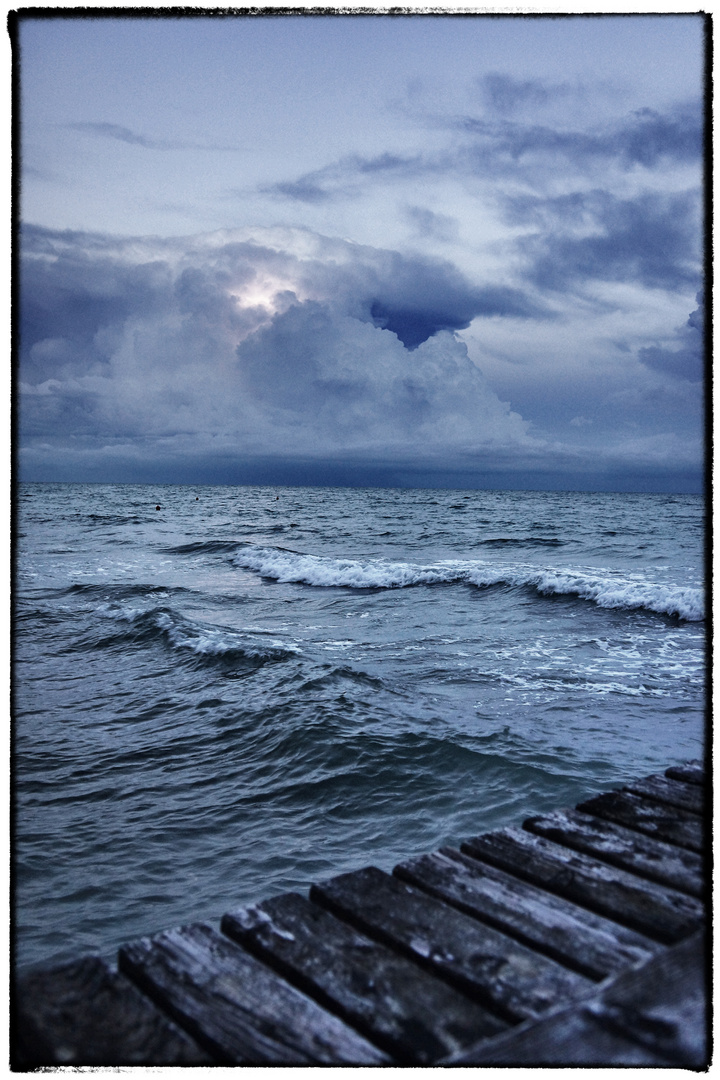 Gewitter am Meer