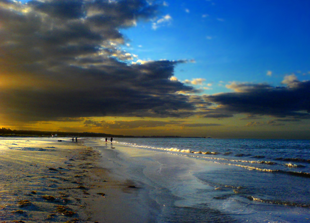 ...Gewitter am Meer