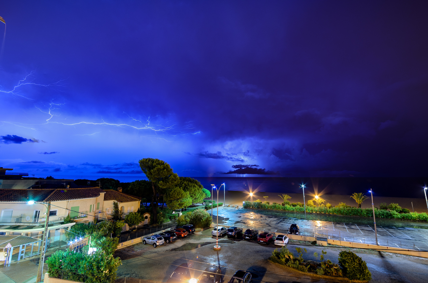 Gewitter am Meer