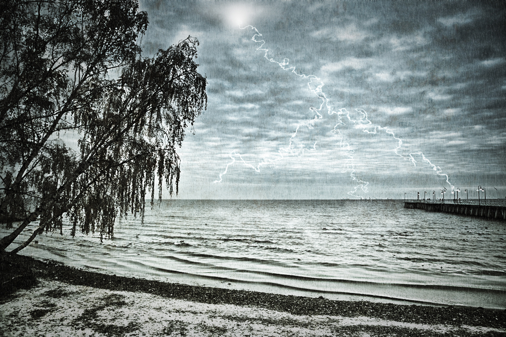 Gewitter am Meer