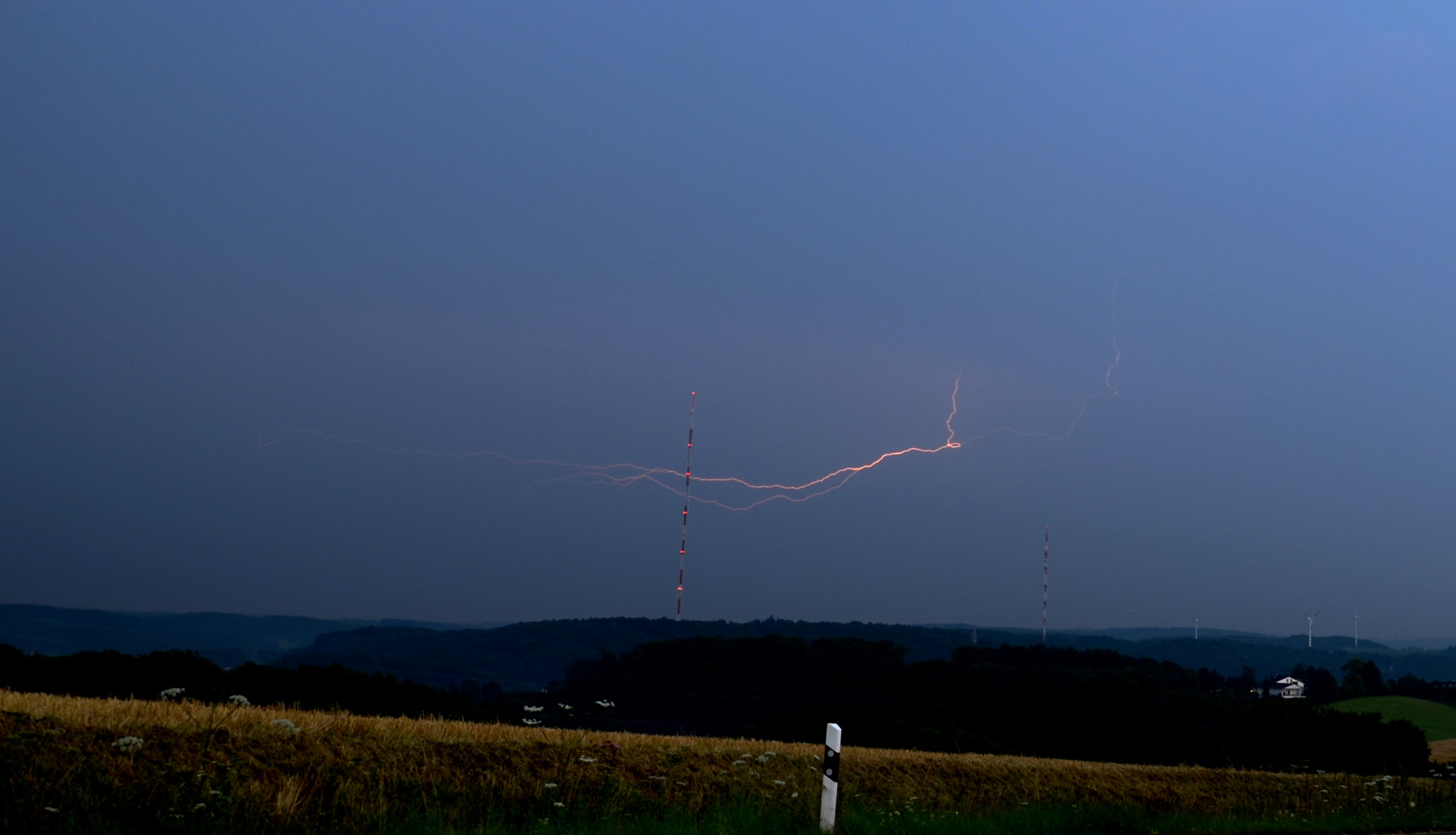 Gewitter am Sender